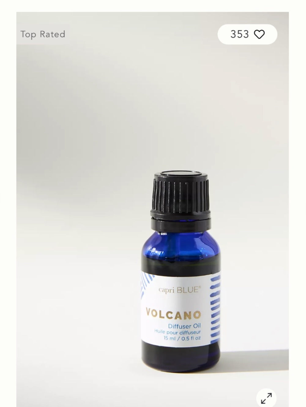 Capri Blue Volcano Fragrance Diffuser Oil 0.5 oz NEW